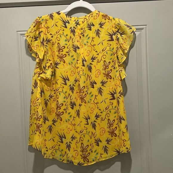 A.L.C. Birds of Paradise Silk Blouse - Picture 6 of 6